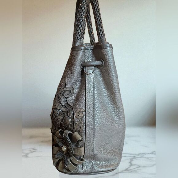 Brighton Masterpiece Catch the Moon Leather Handbag Limited Edition Good Conditi - Picture 7 of 13